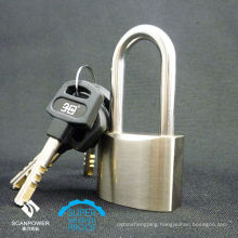 Weather Proof Nickel Plated Brass Padlock in Hardware